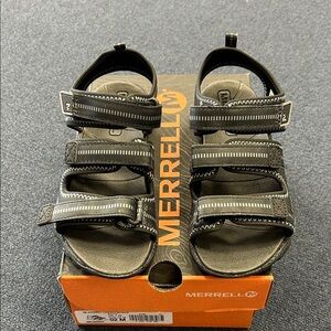 Merrell black boys sandal size 2
